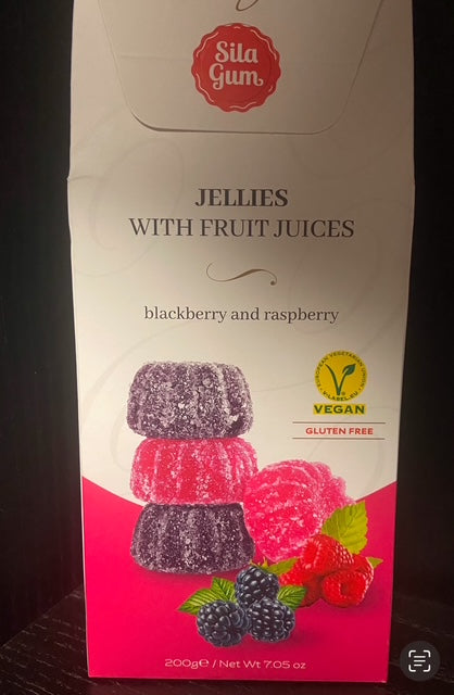 Fruit Juice Jellies - Blackberry and Raspberry